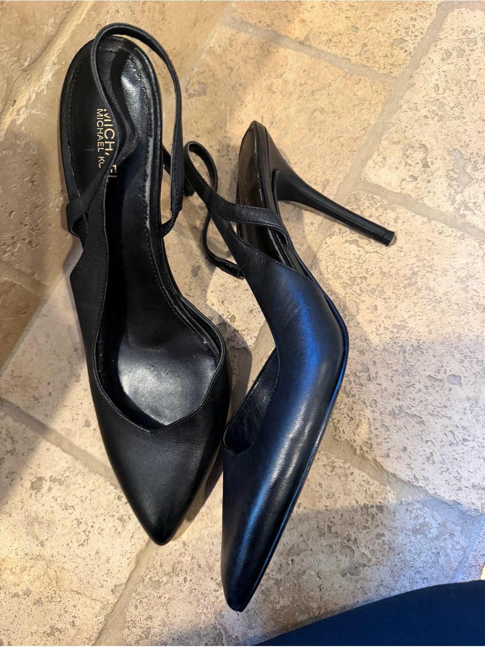 Michael Kors sling back heels worn once